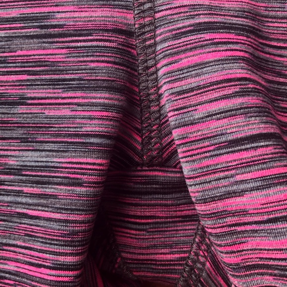 Pink and Black Athletic Leggings - Picture 4 of 10